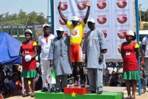 Burkina Faso : Vainqueur de la quatrième étape, Mathias Sorgho endosse le maillot jaune