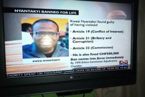 Ghana : Football, la FIFA suspend Kwesi Nyantakyi à  vie