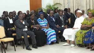 Côte d'Ivoire : Hommage à  Sangaré aux affaires étrangères, Affi absent, Simone répond présente